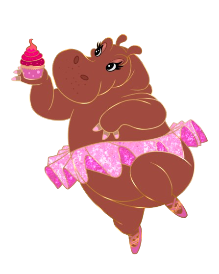 Hyacinth Hippo - Baked Pin Traders Delight - LE 70 Fantasy Pin