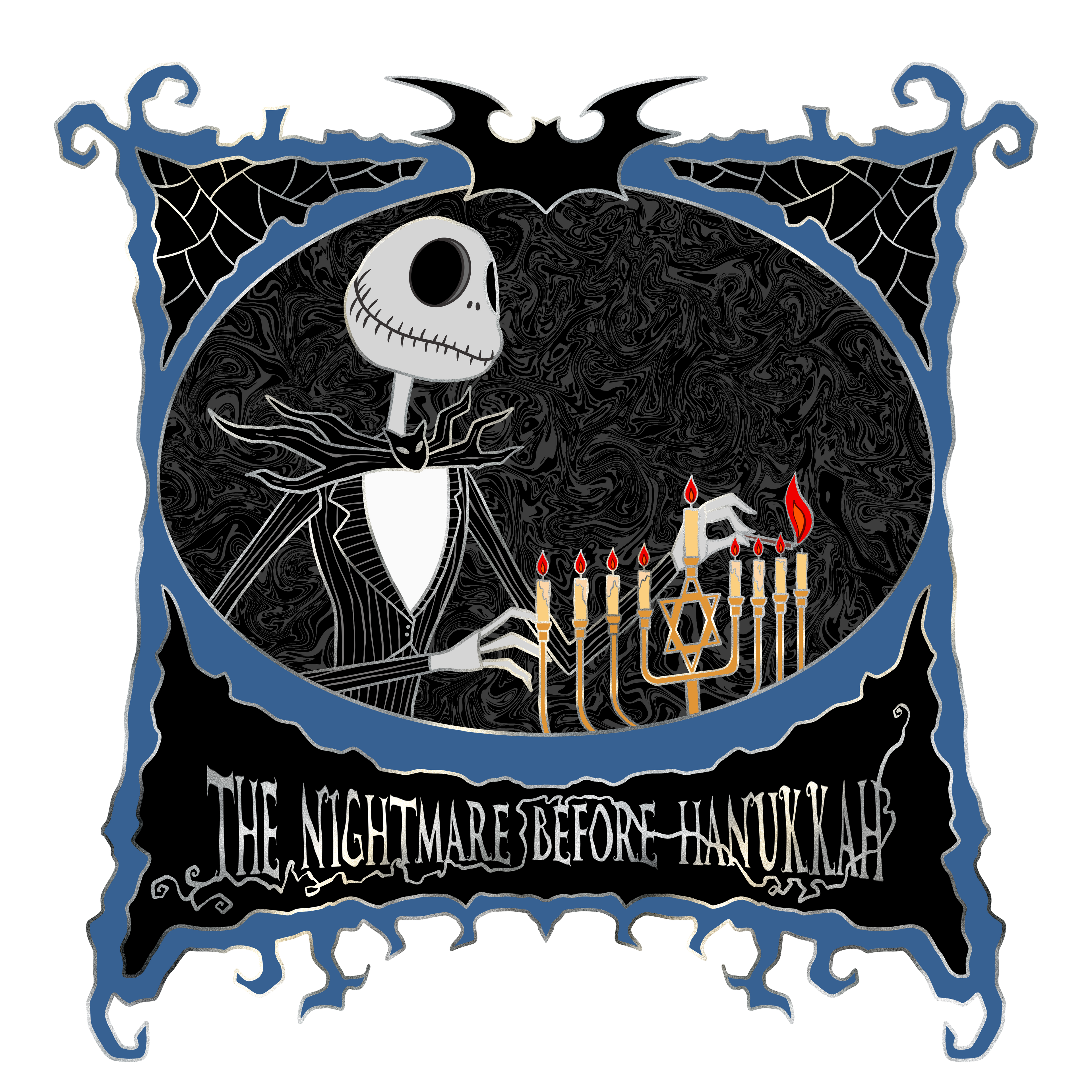 Nightmare Before Hanukkah - Mini Jumbo LE 40 Fantasy Pin